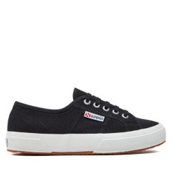 Tenisówki Superga. Czarne trampki Superga, bez wzorów, bez zapięcia. Za 269.99 zł.