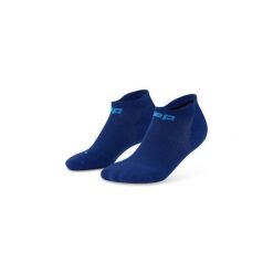 Damskie skarpety kompresyjne do biegania stopki sportowe Core Run. Niebieskie skarpetki CEP, bez wzorów, z elastanu. Za 69.00 zł.
