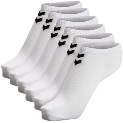 Skarpetki Hummel hmlCHEVRON 6-PACK ANKLE SOCKS uniwersalne. Białe skarpetki Hummel, bez wzorów, z bawełny. Za 57.00 zł.