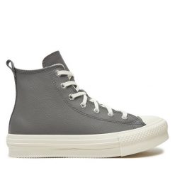 Trampki Converse. Szare trampki Converse, bez wzorów, retro, bez zapięcia. Za 199.99 zł.