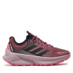 Buty do biegania adidas. Brązowe buty do biegania adidas, bez wzorów, z gore-texu, bez zapięcia, do biegania, adidas terrex, gore-tex. Za 749.99 zł.