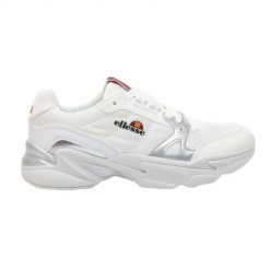 Buty do chodzenia damskie Ellesse Jami 11. Białe buty treningowe Ellesse, bez wzorów, z gumy, bez zapięcia, trekkingowe. Za 99.00 zł.