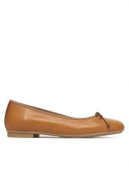 Hispanitas Baleriny HV263465 Brązowy. Brązowe baleriny Hispanitas, bez wzorów, ze skóry, bez obcasa, bez zapięcia. Za 489.99 zł.