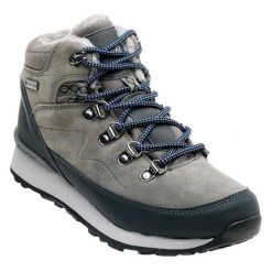 Damskie Zamszowe Buty Do Chodzenia Midora. Niebieskie buty trekkingowe Hi-tec, z zamszu, bez zapięcia. Za 265.99 zł.