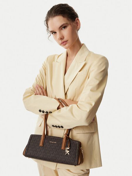 MICHAEL Michael Kors Torebka 30T6G9IT0B Brązowy. Brązowe torebki klasyczne MICHAEL Michael Kors, bez wzorów, ze skóry, bez dodatków. Za 1,239.00 zł.