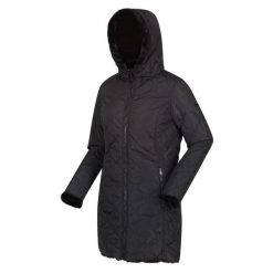 Parka zimowa damska Regatta Caileigh dwustronna. Czarne płaszcze Regatta, na zimę, bez wzorów, z puchu, bez kaptura. W wyprzedaży za 375.00 zł.