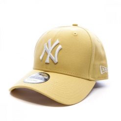 Czapka New Era New York Yankees Essential 9Forty Cap, Dla obu płci. Żółte czapki z daszkiem New Era, bez wzorów, z bawełny. Za 94.90 zł.