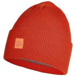 Czapka dla dorosłych Buff Crossknit Hat. Czerwone czapki zimowe Buff, bez wzorów, sportowe. Za 110.10 zł.