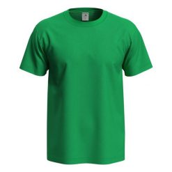 Koszulka Unisex Dla Dorosłych Comfort Plain T-shirt. Zielone t-shirty Stedman, m, bez wzorów, sportowe, bez kołnierzyka, bez ramiączek. Za 42.99 zł.