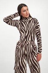 Golf damski wzór zebra TWINSET U&B. Swetry Twinset U&B, l, bez wzorów, bez ramiączek. Za 789.00 zł.