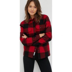 Woolrich kurtka puchowa damska kolor czerwony. Czerwone kurtki Woolrich, l, bez wzorów, z puchu, bez kaptura. Za 1,719.90 zł.