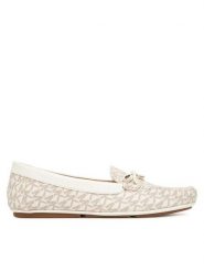 MICHAEL Michael Kors Mokasyny Juliette Moc 40S2JTFR1B Beżowy. Brązowe mokasyny MICHAEL Michael Kors, bez wzorów, ze skóry. Za 539.99 zł.