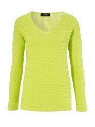 Aniston Sweter w kolorze jasnozielonym rozmiar: 42. Zielone swetry Aniston, bez wzorów, z bawełny, bez ramiączek. Za 66.00 zł.