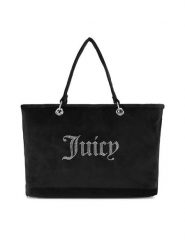 Juicy Couture Torebka BEJXT5463WPO Czarny. Czarne torebki klasyczne Juicy Couture, bez wzorów, z materiału, bez dodatków. Za 349.99 zł.