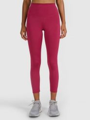 4F Legginsy sportowe w kolorze różowym rozmiar: XS. Różowe legginsy 4f, bez wzorów, z materiału, sportowe. Za 51.95 zł.