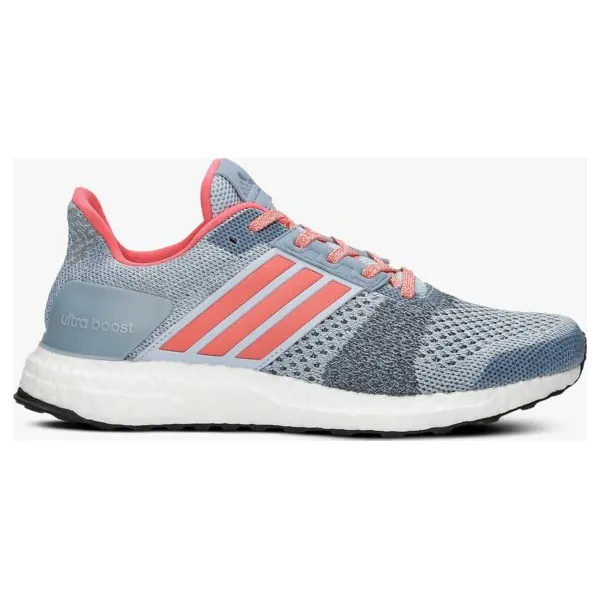 Adidas Ultra Boost St W buty damskie, niebieski, rozmiar 38 2/3. Niebieskie buty do biegania adidas, bez wzorów, z materiału, bez zapięcia, do biegania. W wyprzedaży za 509.99 zł.