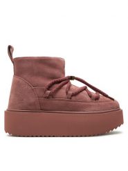Inuikii Śniegowce Classic Low 75204-004 Różowy. Czerwone śniegowce Inuikii, bez wzorów, ze skóry, bez zapięcia. Za 1,199.00 zł.