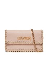 LOVE MOSCHINO Torebka JC4108PP1ILJ160A Różowy. Czerwone kopertówki Love Moschino, bez wzorów, ze skóry, wizytowe, bez dodatków. Za 449.99 zł.
