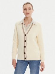 Gant Kardigan 4805343 Écru Regular Fit. Swetry Gant, xs, bez wzorów, z bawełny, bez ramiączek. Za 649.99 zł.