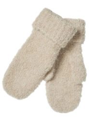 MOSS COPENHAGEN Rękawiczki "Dunya Mittens" w kolorze beżowym rozmiar: onesize. Brązowe rękawiczki Moss Copenhagen, bez wzorów, z materiału. Za 105.88 zł.