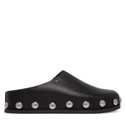 Klapki MICHAEL Michael Kors. Czarne klapki MICHAEL Michael Kors, bez wzorów, bez obcasa, bez zapięcia. Za 769.99 zł.