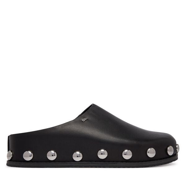 Klapki MICHAEL Michael Kors. Czarne klapki MICHAEL Michael Kors, bez wzorów, bez obcasa, bez zapięcia. Za 769.99 zł.