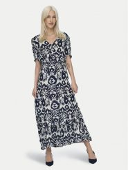 ONLY Sukienka letnia Chianti 15270519 Granatowy Regular Fit. Niebieskie sukienki ONLY, xs, bez wzorów, z wiskozy, bez kołnierzyka, bez ramiączek. Za 239.99 zł.