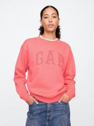 GAP Bluza w kolorze koralowym rozmiar: XXL. Czerwone bluzy GAP, xxl, bez wzorów, bez kaptura. Za 105.88 zł.