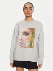 HUGO Bluza Classic 50534260 Szary Oversize. Szare bluzy Hugo, xxl, bez wzorów, z bawełny, bez kaptura. Za 269.99 zł.