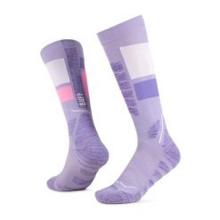 Skarpetki Buff THERMONET® OVER THE CALF SOCKS TO IRIS. Fioletowe skarpetki Buff, bez wzorów, z puchu. Za 149.90 zł.