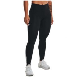 Legginsy Under armour model 1369773-001 dla kobiet. Czarne legginsy Under Armour, bez wzorów, z materiału. Za 221.37 zł.