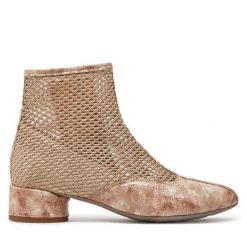 Botki Maciejka. Brązowe botki Maciejka, bez wzorów, bez obcasa, na płaskiej podeszwie, bez zapięcia. Za 279.99 zł.