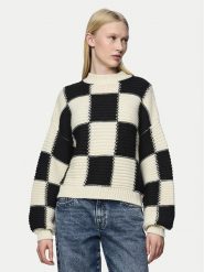 Pieces Sweter Namie 17151160 Beżowy Regular Fit. Brązowe swetry Pieces, xs, bez wzorów, z syntetyku, bez ramiączek. Za 149.99 zł.