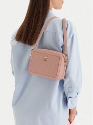 Beverly Hills Polo Club Torebka EO-BHPC-S-001-09 Różowy. Czerwone listonoszki Beverly Hills Polo Club, bez wzorów, z materiału, bez dodatków. Za 249.99 zł.