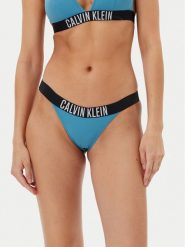 Calvin Klein Swimwear Dół od bikini KW0KW02857 Niebieski. Niebieskie bikini Calvin Klein Swimwear, bez wzorów, z syntetyku. Za 179.99 zł.