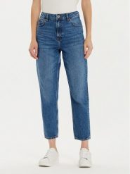 Fracomina Jeansy FP24WVD005D41993 Niebieski Mom Fit. Niebieskie jeansy Fracomina, bez wzorów, z bawełny. Za 359.99 zł.