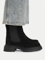 G-Star Raw Sztyblety CEO-WI16-BELLA-02 Czarny. Czarne botki G-Star, bez wzorów, ze skóry, retro, bez obcasa, na płaskiej podeszwie, bez zapięcia. Za 379.99 zł.