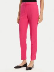 HUGO Spodnie materiałowe Hagonia-1 50539991 Różowy Slim Fit. Czerwone spodnie materiałowe Hugo, bez wzorów, z materiału. Za 299.99 zł.