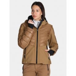 Kurtka Softshell Damska Luhta Mallatunturit. Brązowe kurtki Luhta, bez wzorów, z softshellu, sportowe, bez kaptura. W wyprzedaży za 959.20 zł.