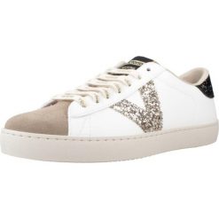 Buty VICTORIA 1126228V BERLIN GLITTER CORDON LOGO Czarny. Białe buty trekkingowe VICTORIA, z materiału, bez zapięcia. Za 320.99 zł.