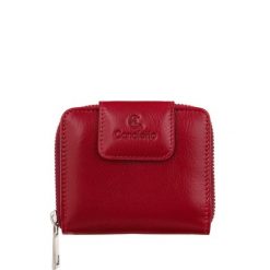Portfel damski Canaletto z naturalnej skóry garbowanej roślinnie PD1023cs165GR RFID. Czerwone portfele bez wzorów, ze skóry. Za 164.00 zł.