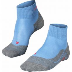 Skarpety turystyczne Falke. Niebieskie skarpetki Falke, bez wzorów, z materiału. Za 296.99 zł.