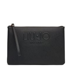 Torebka Liu Jo. Czarne kopertówki Liu Jo, bez wzorów, bez dodatków. Za 229.99 zł.