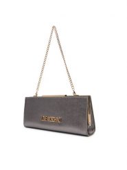 LOVE MOSCHINO Torebka JC4144PP1OLS0910 Szary. Szare kopertówki Love Moschino, bez wzorów, ze skóry, wizytowe, bez dodatków. Za 859.99 zł.