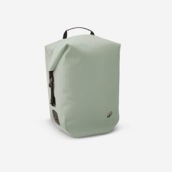 Sakwa rowerowa Elops 900 27 l wodoodporna. Zielone torebki klasyczne B'TWIN, bez wzorów, z materiału, sportowe, bez dodatków. Za 219.99 zł.