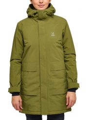 Haglöfs Parka "Salix Proof™ Mimic" w kolorze khaki rozmiar: S. Brązowe płaszcze Haglöfs, m, bez wzorów, z materiału, bez kaptura. Za 431.47 zł.