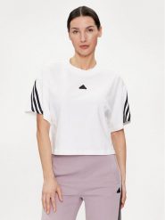 Adidas T-Shirt Future Icons 3-Stripes IV5270 Biały Relaxed Fit. Białe t-shirty adidas, s, bez wzorów, z bawełny, bez kołnierzyka, bez ramiączek. Za 119.99 zł.