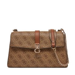 Torebka Guess. Brązowe torebki klasyczne Guess, z aplikacjami, klasyczne, bez dodatków. Za 389.99 zł.