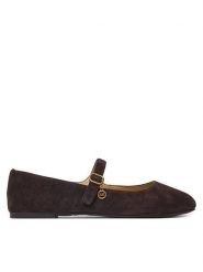 MICHAEL Michael Kors Baleriny Nellie 40F6NLFP1S Brązowy. Brązowe baleriny MICHAEL Michael Kors, bez wzorów, ze skóry, bez obcasa, bez zapięcia. Za 569.99 zł.