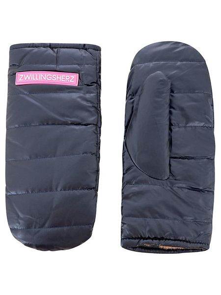 Zwillingsherz Rękawiczki w kolorze granatowym rozmiar: onesize. Niebieskie rękawiczki Zwillingsherz, bez wzorów, ze splotem. Za 74.46 zł.